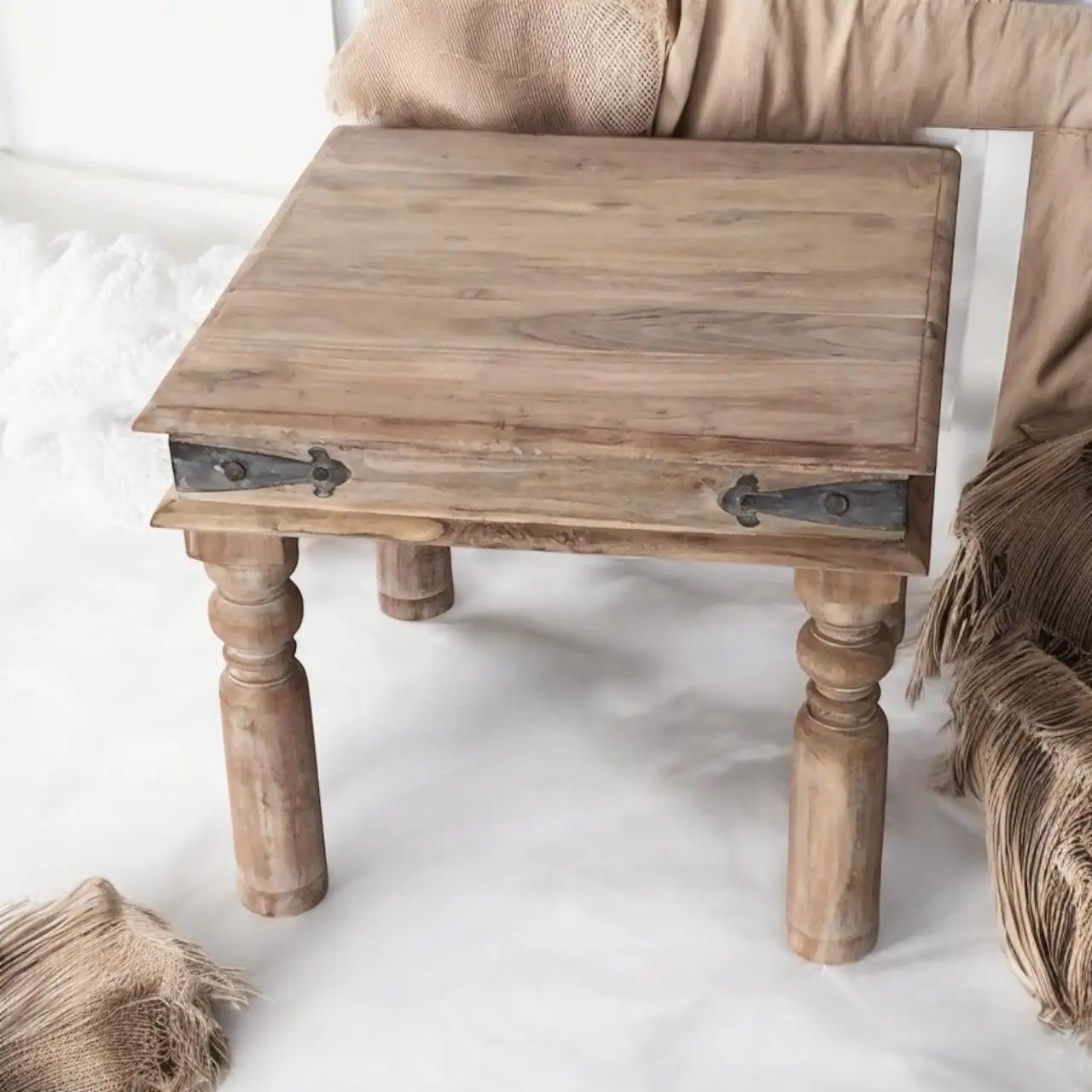 MSL 45CM WOODEN SQUARE TABLE - Console Table