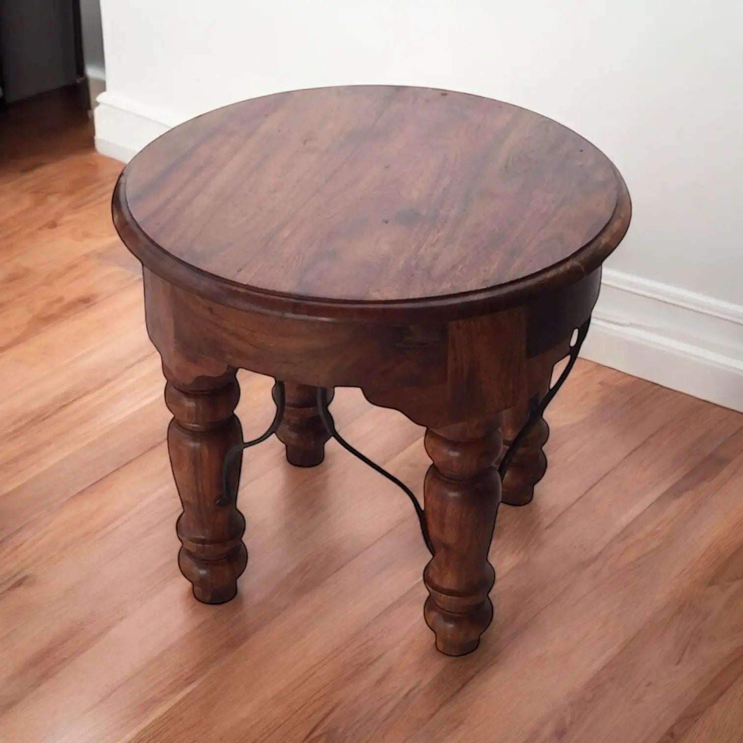 MSL 60CM WOODEN ROUND TABLE - Console Table
