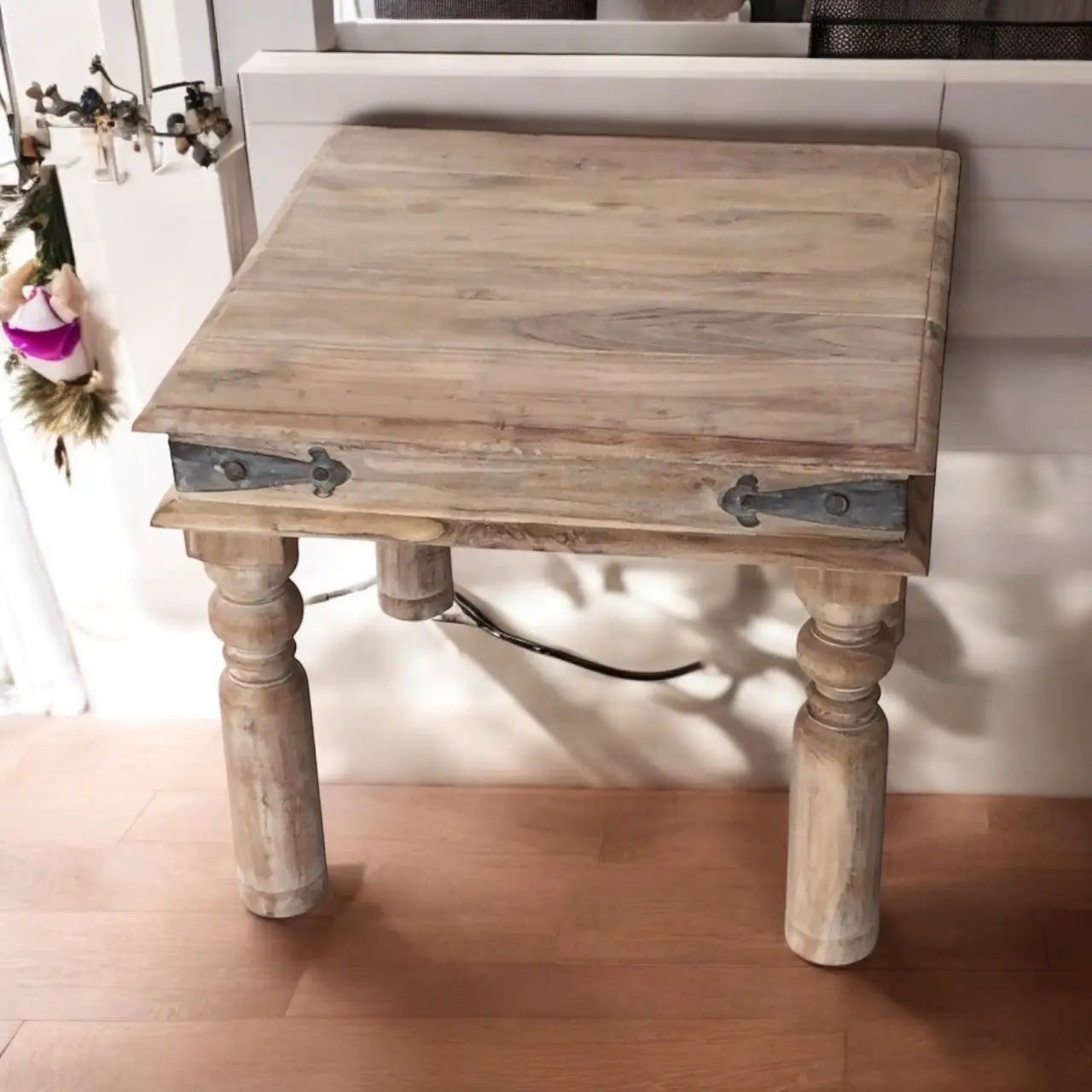MSL 45CM WOODEN SQUARE TABLE - Console Table