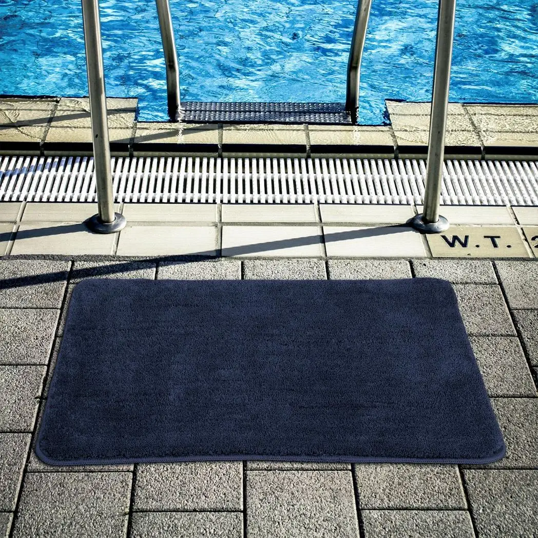 Vinsani VINSANI BATH MAT 50X80cm NAVY 1010162 - Rug