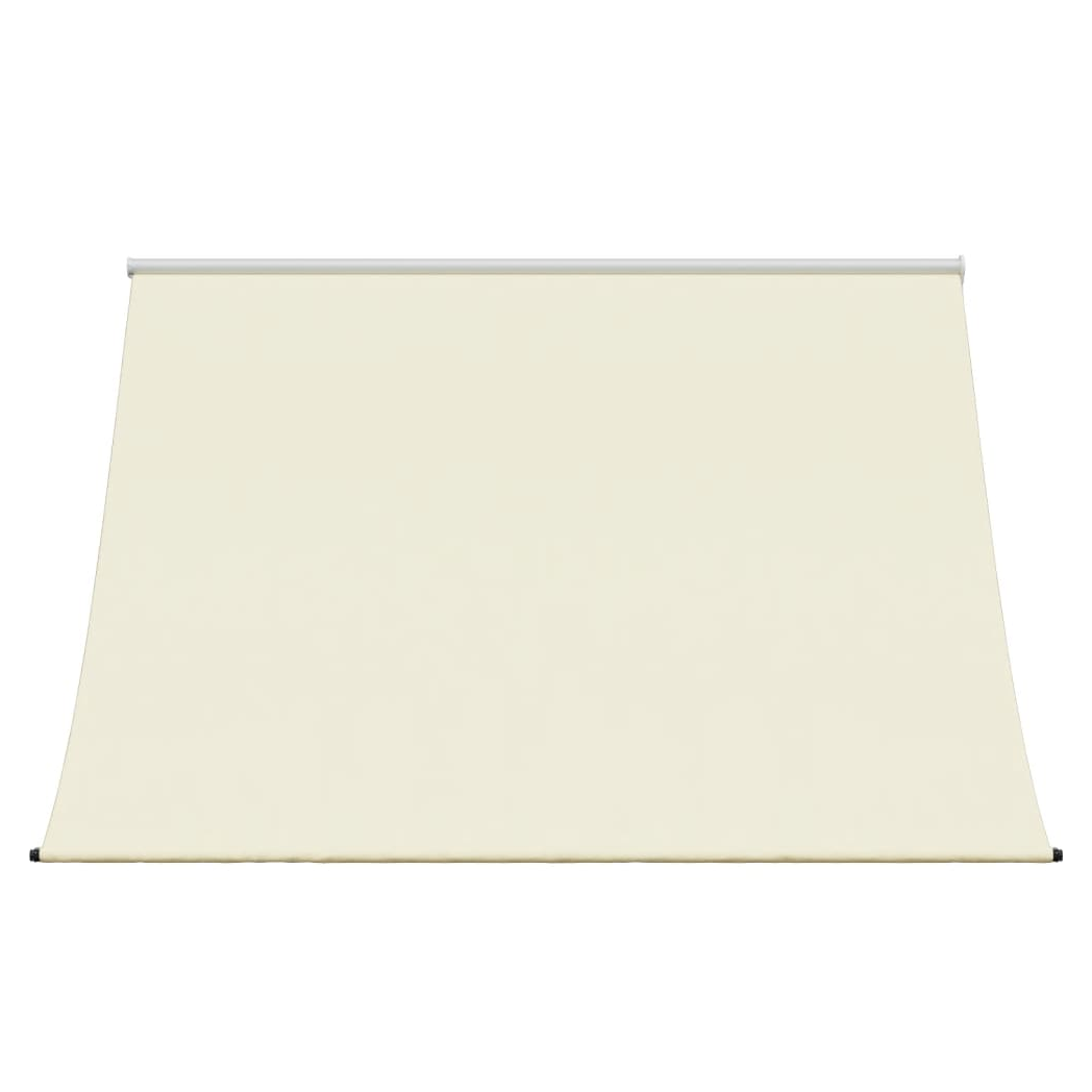 vidaXL Retractable Awning 250x150 cm Cream Fabric and Steel Frame for Outdoor Patio by vidaXL