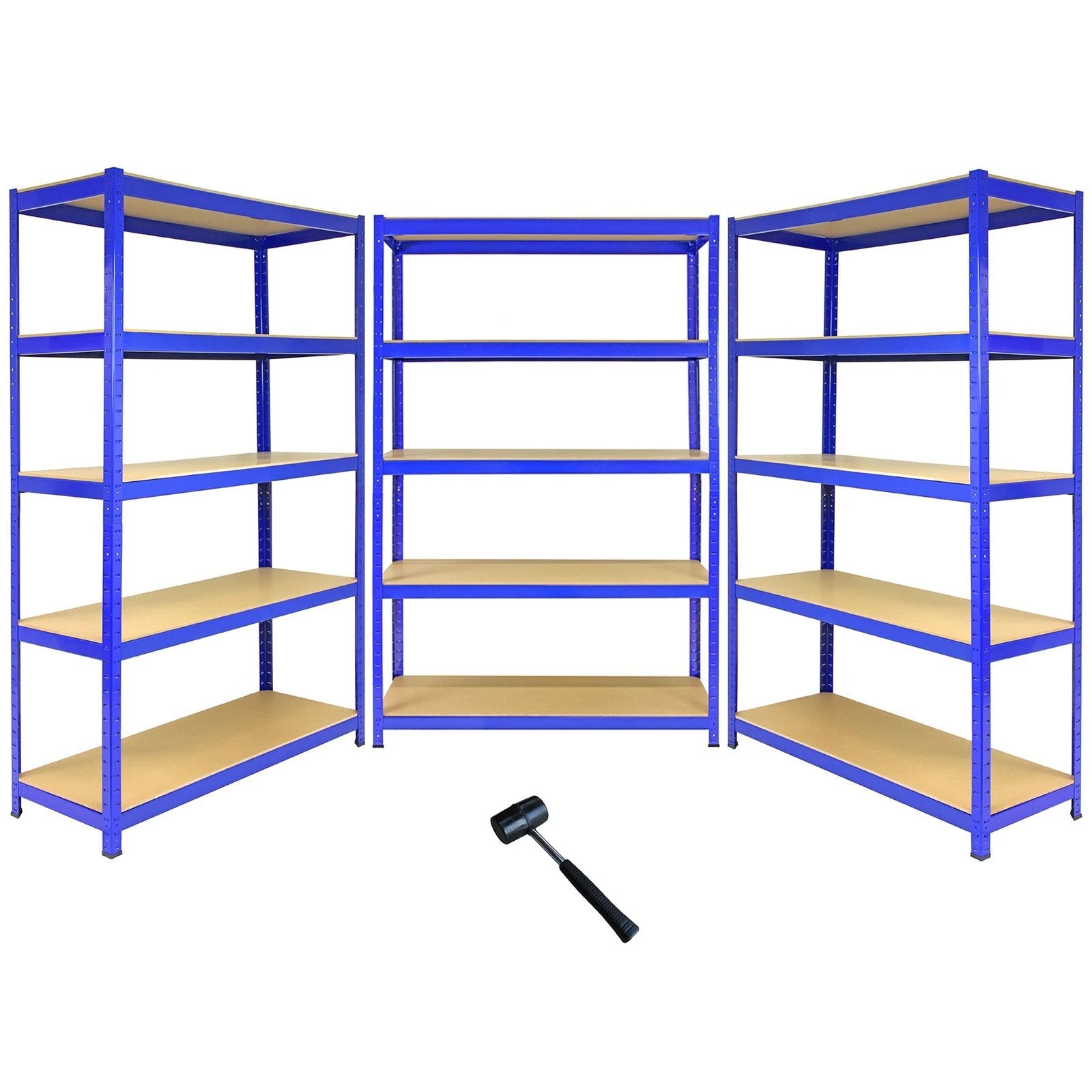 Monster Shop 3 x T-Rax 1200mm x 450mm x 1800mm Blue -
