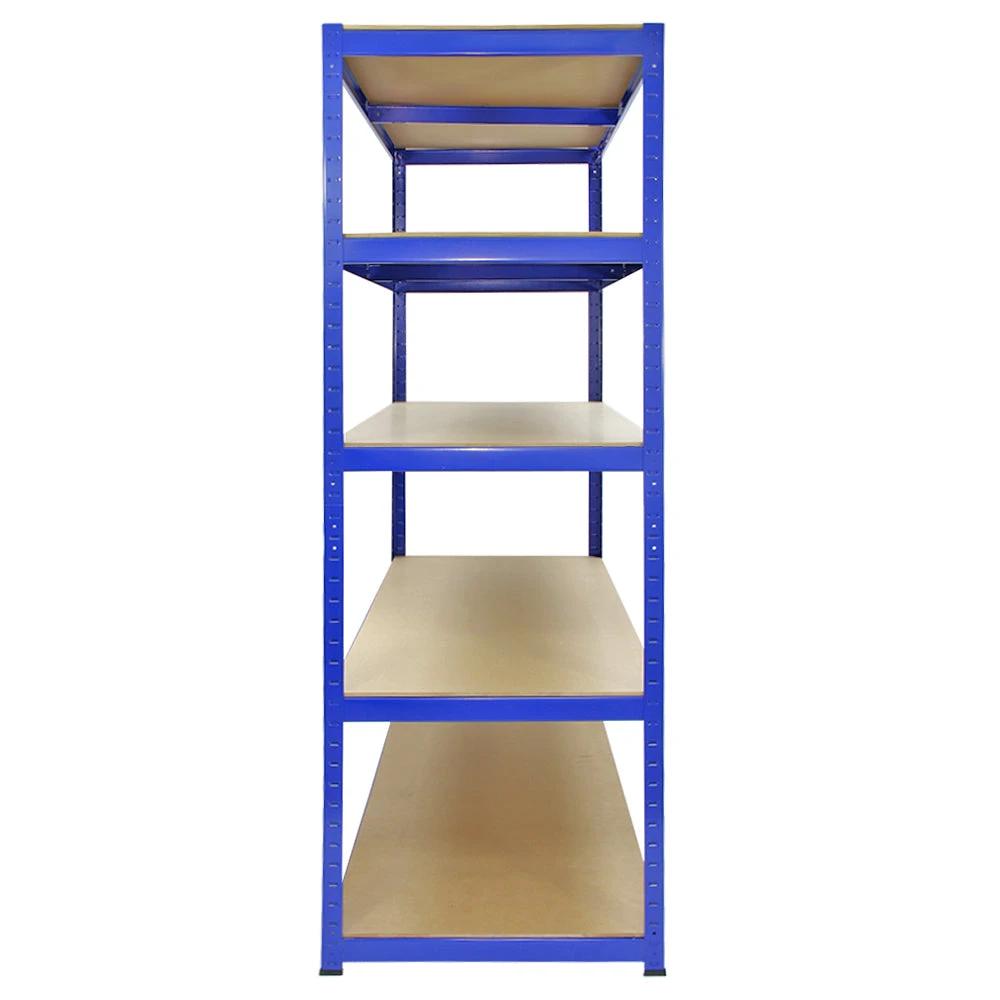 Monster Racking T-Rax Strong Storage Shelves, Blue, 120cm W, 60cm D, Set of 9 by Monster Shop