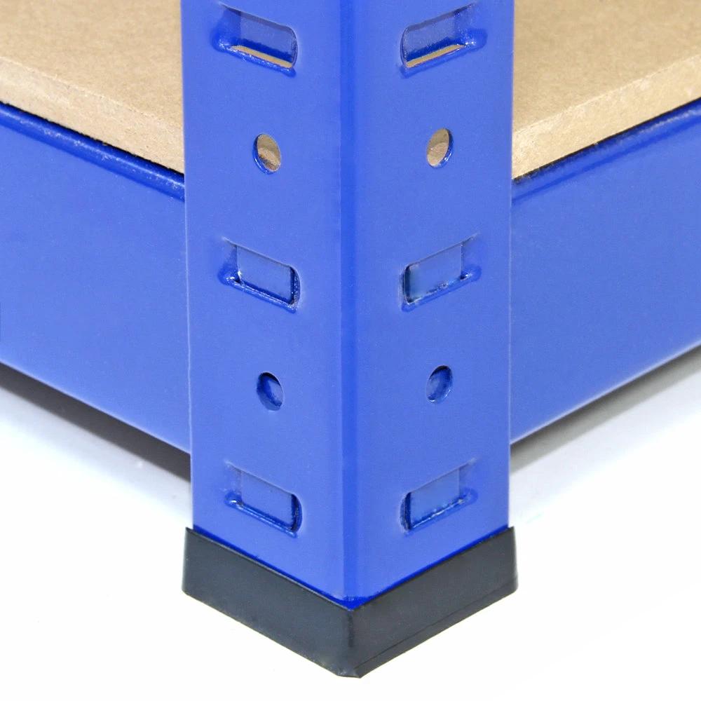 Monster Racking T-Rax Strong Storage Shelves, Blue, 120cm W, 60cm D, Set of 5 by Monster Shop