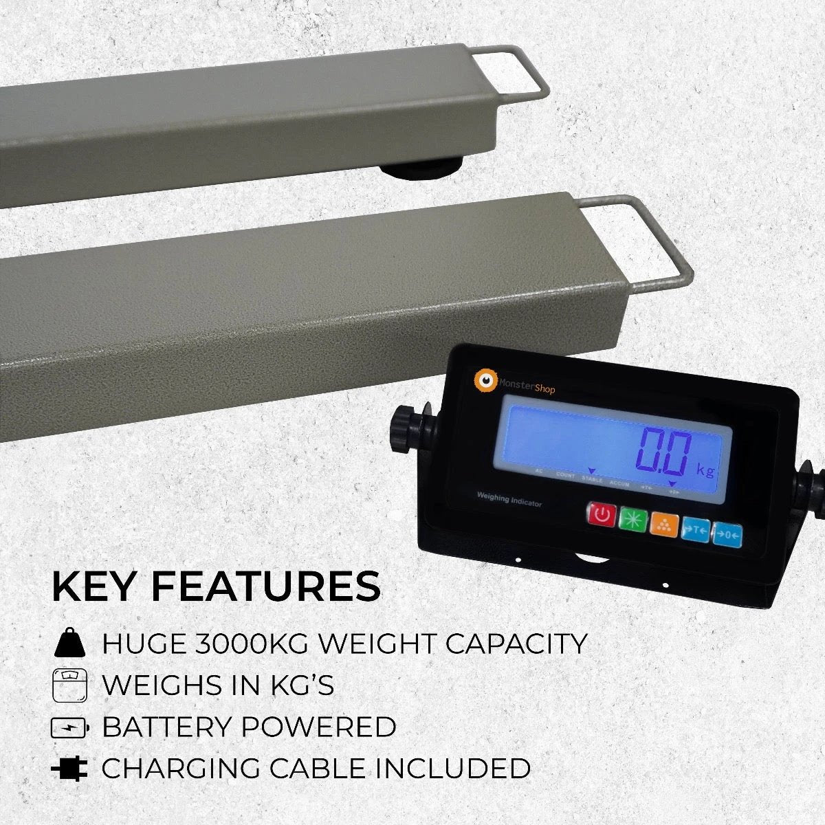 T-Mech Industrial Weighing Beam Scales by Monster Shop