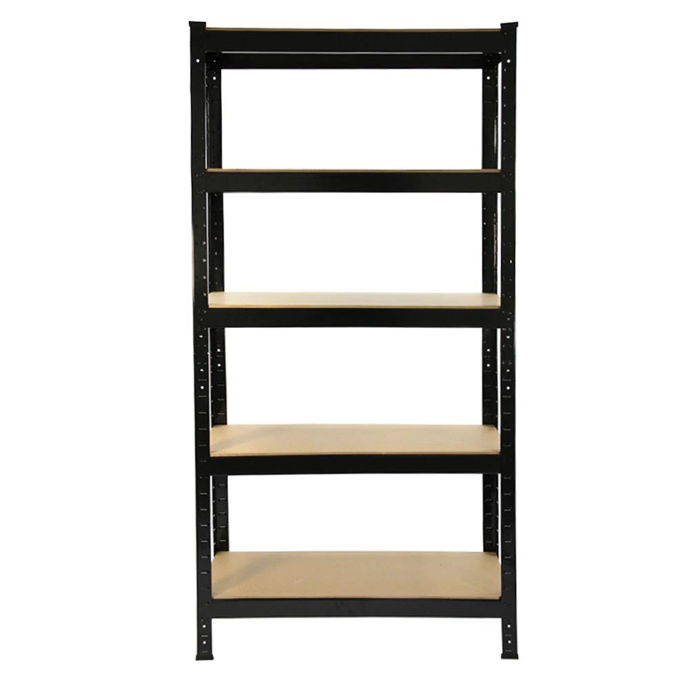 Monster Shop Monster Racking T-Rax Heavy Duty Shelving Units, Black, 75cm W, 30cm D, Set of 10 -