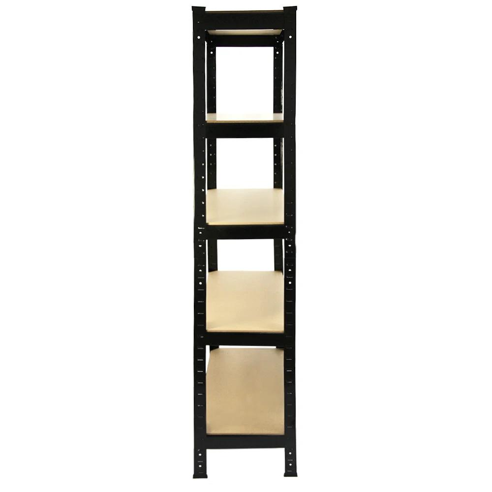 Monster Racking T-Rax Heavy Duty Shelving Units, Black, 75cm W, 30cm D, Set of 10 by Monster Shop