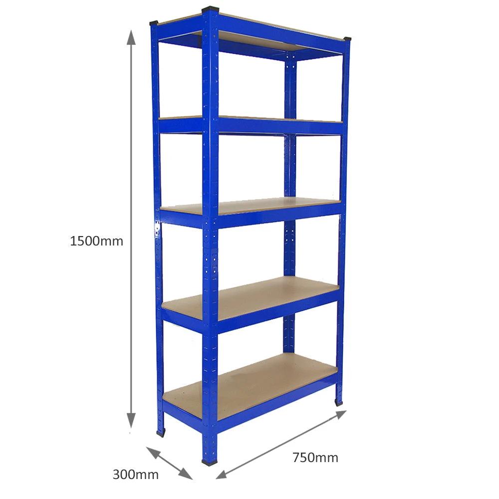 Monster Shop Racking Bundle - Bargain Busting - Boltless 5 Tier Garage Shelves -