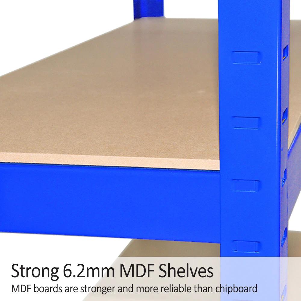 Monster Racking T-Rax Heavy Duty Shelving Units, Blue, 75cm W, 30cm D by Monster Shop