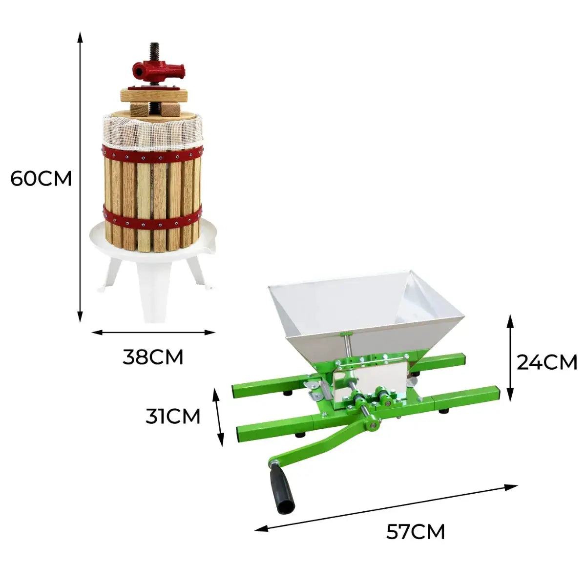 KuKoo Fruit Crusher & 12 Litre Fruit Press - from Monster Shop