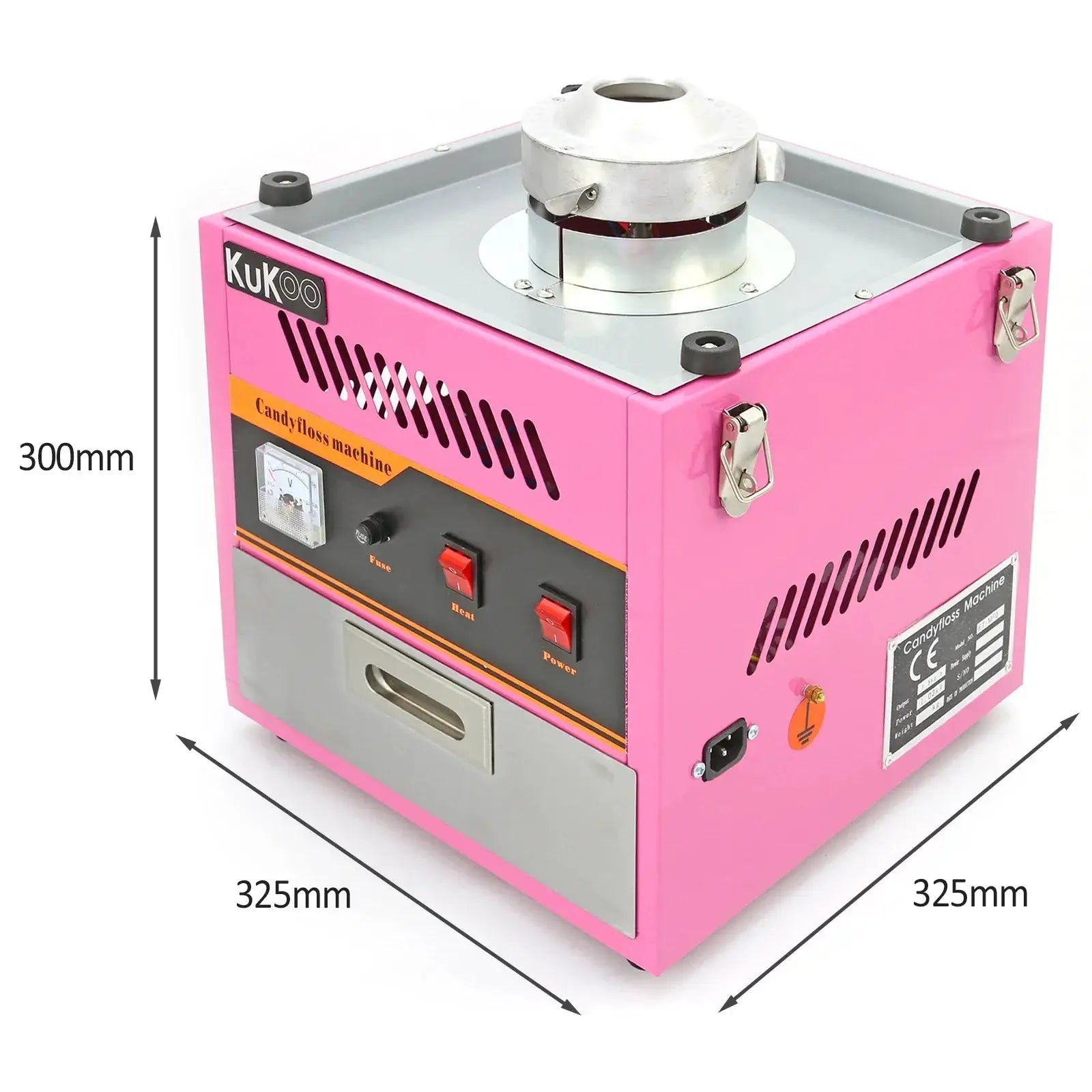 Monster Shop KuKoo Candy Floss Machine & Protective Dome -