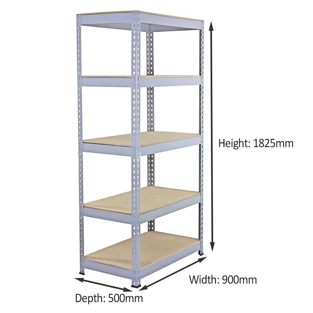 10 x Q-Rax Grey Metal Racking Units 90 x 50 x 180cm by Monster Shop