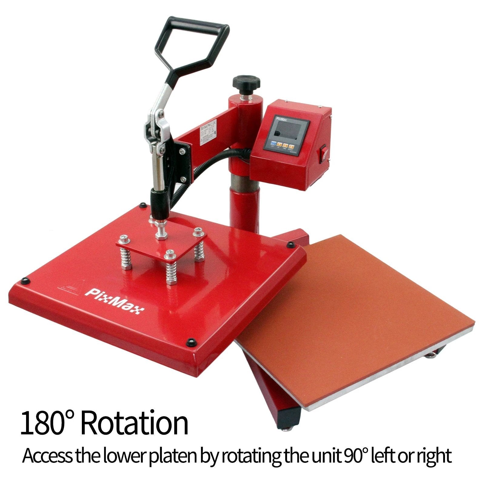 PixMax 38cm Swing Heat Press, Vinyl Cutter, Printer, Weeding Pack by Monster Shop