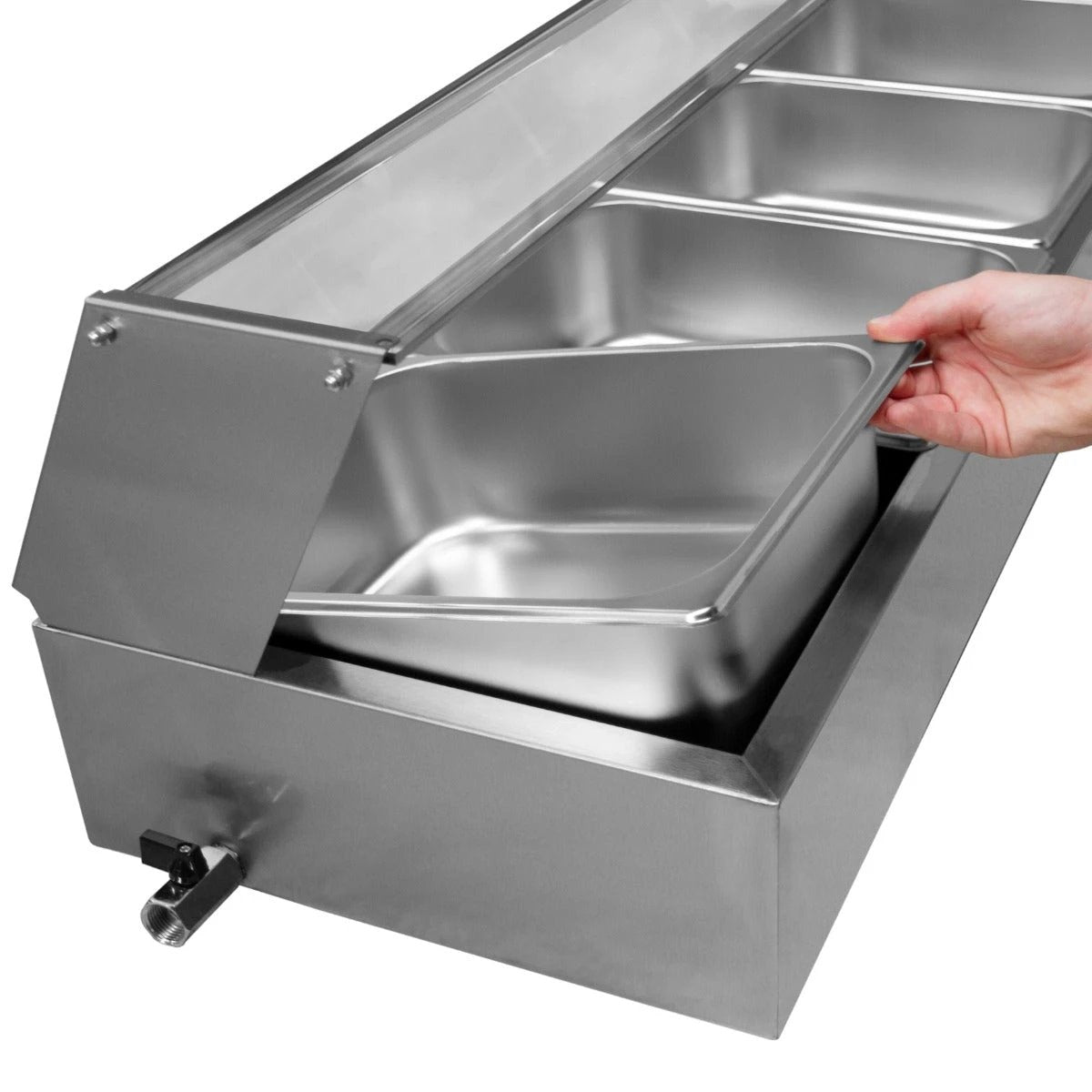 Monster Shop KuKoo 5 Pan Wet Well Bain Marie -