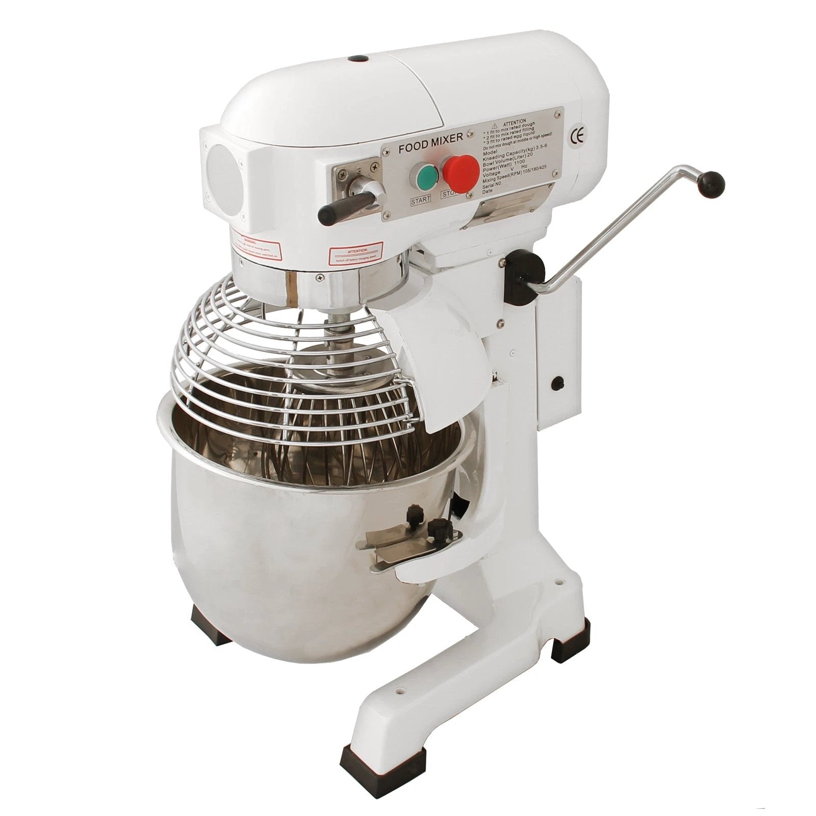 Commercial Planetary Food Mixer / Spiral Mixer - 20L by Monster Shop