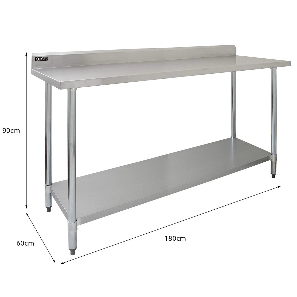 Commercial Stainless Steel Catering Table - 6ft Wide by Monster Shop