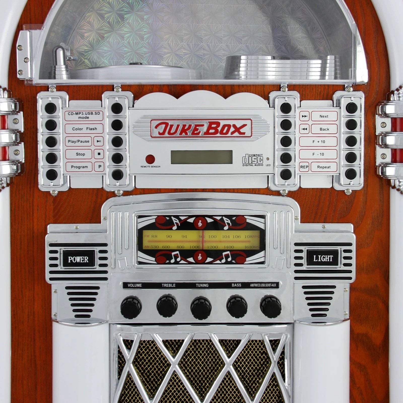 Retro Style Illuminated Jukebox Sound System by Monster Shop