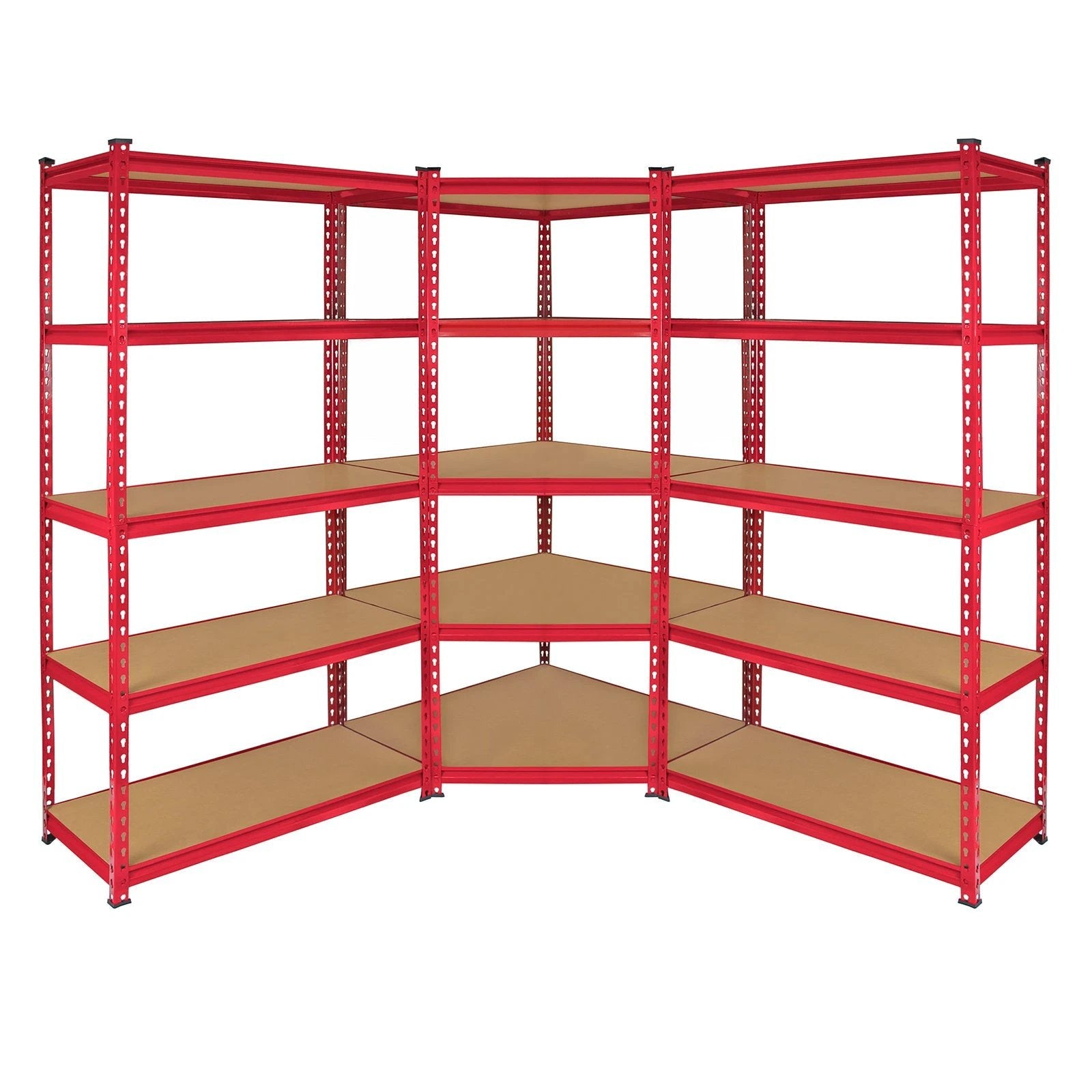 Monster Shop Z-Rax 90cm Racking Bundle: Corner Shelving and 2 Garage Racking Bays -