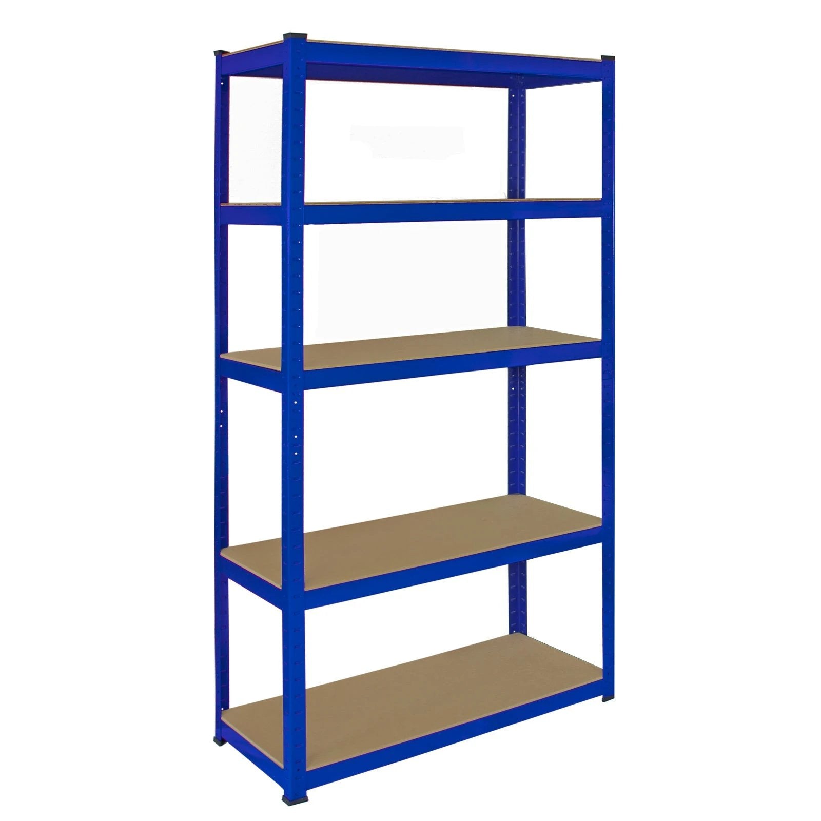 Monster Shop Monster Racking T-Rax Corner Shelving Unit & 2 x 90cm Garage Storage Bays, Blue -