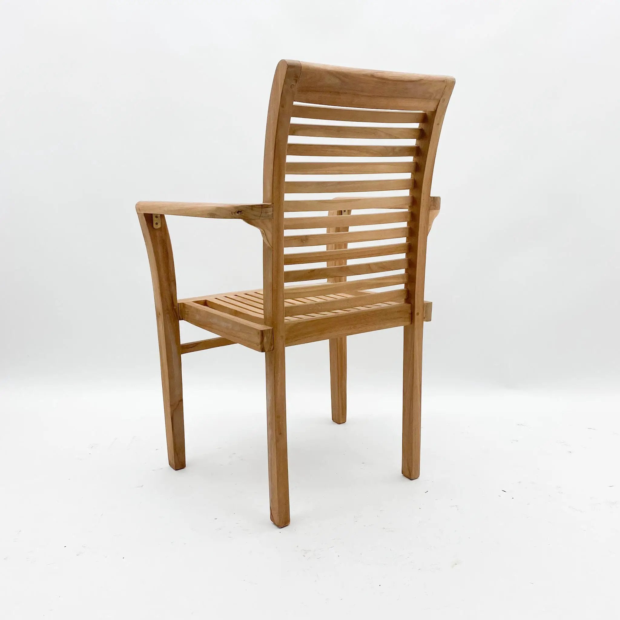 MSL 96CM STACKING SCROLL BACK CHAIR - Wooden Chairs