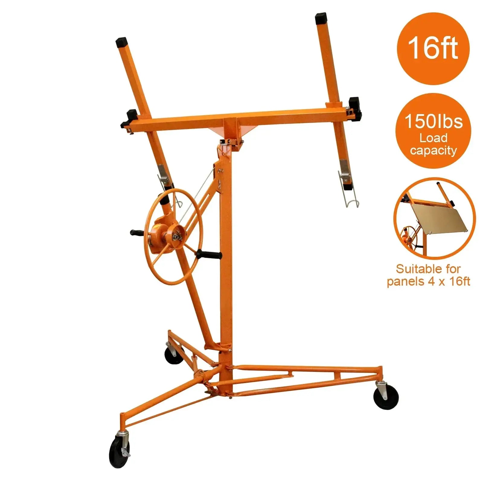 Monster Shop Drywall & Plasterboard Lifter Hoist 16ft -