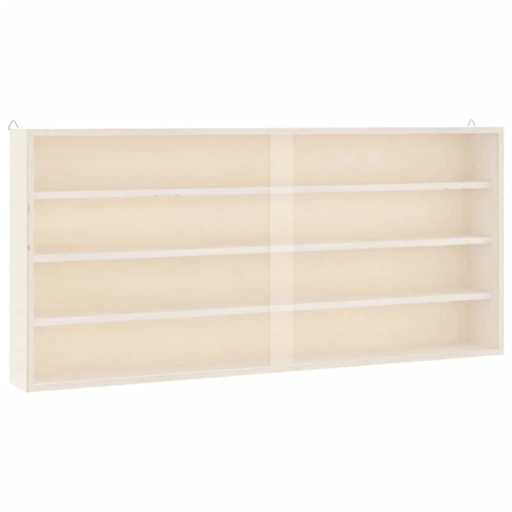 vidaXL vidaXL Wall Display Cabinet with Doors 40x8.5x37 cm - Display Cabinet