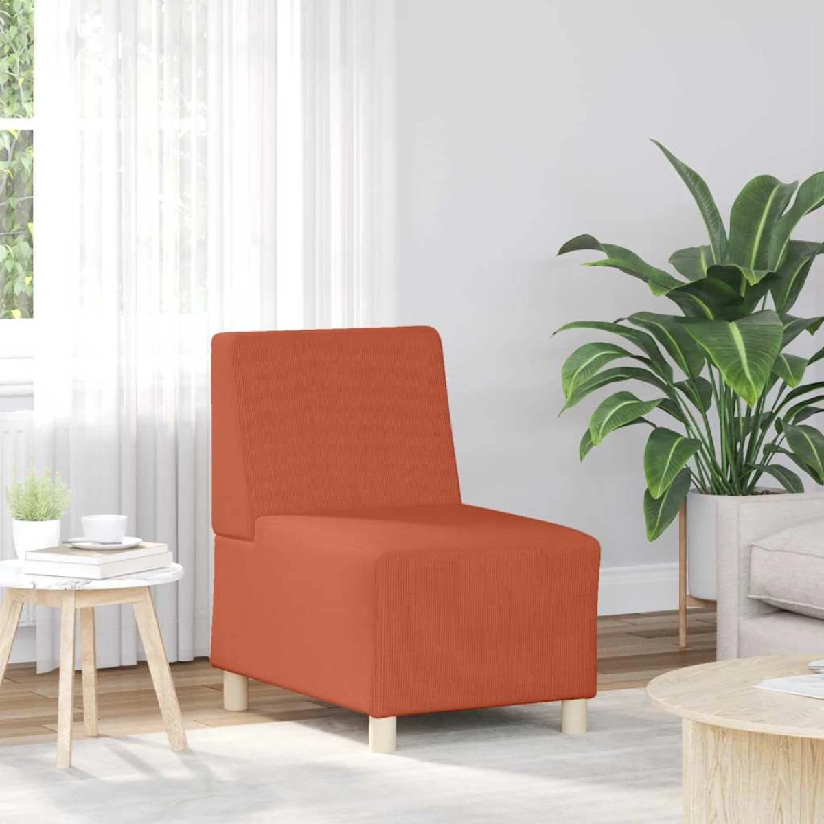 VidaXL Armless Modular Sofa 55x74x82 Cm Corduroy Home by vidaXL