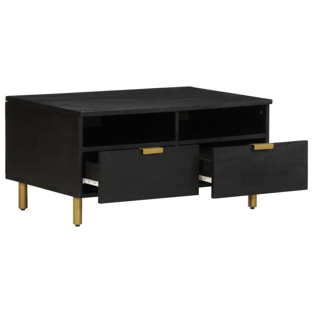 VidaXL Coffee Table 80x54x40 cm Engineered Wood With Storage Drawers And Shelves For Living Room by vidaXL