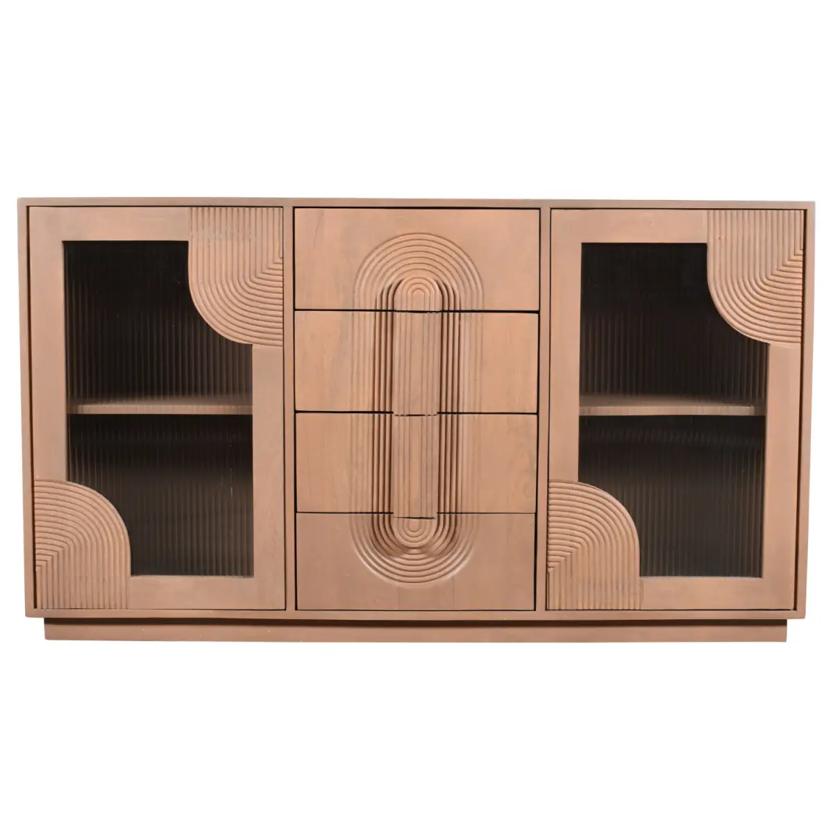 Indian Hub Indus Solid Wooden Extra Large Sideboard - Sideboard