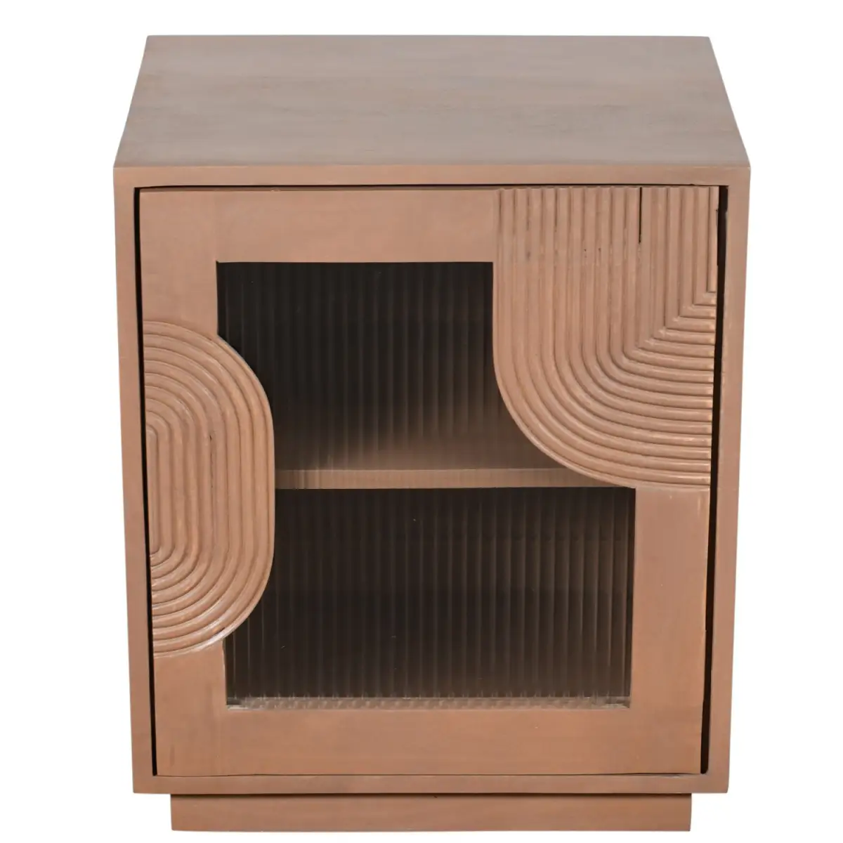 Indian Hub Indus Solid Wood Bedside Table - Bedside Table
