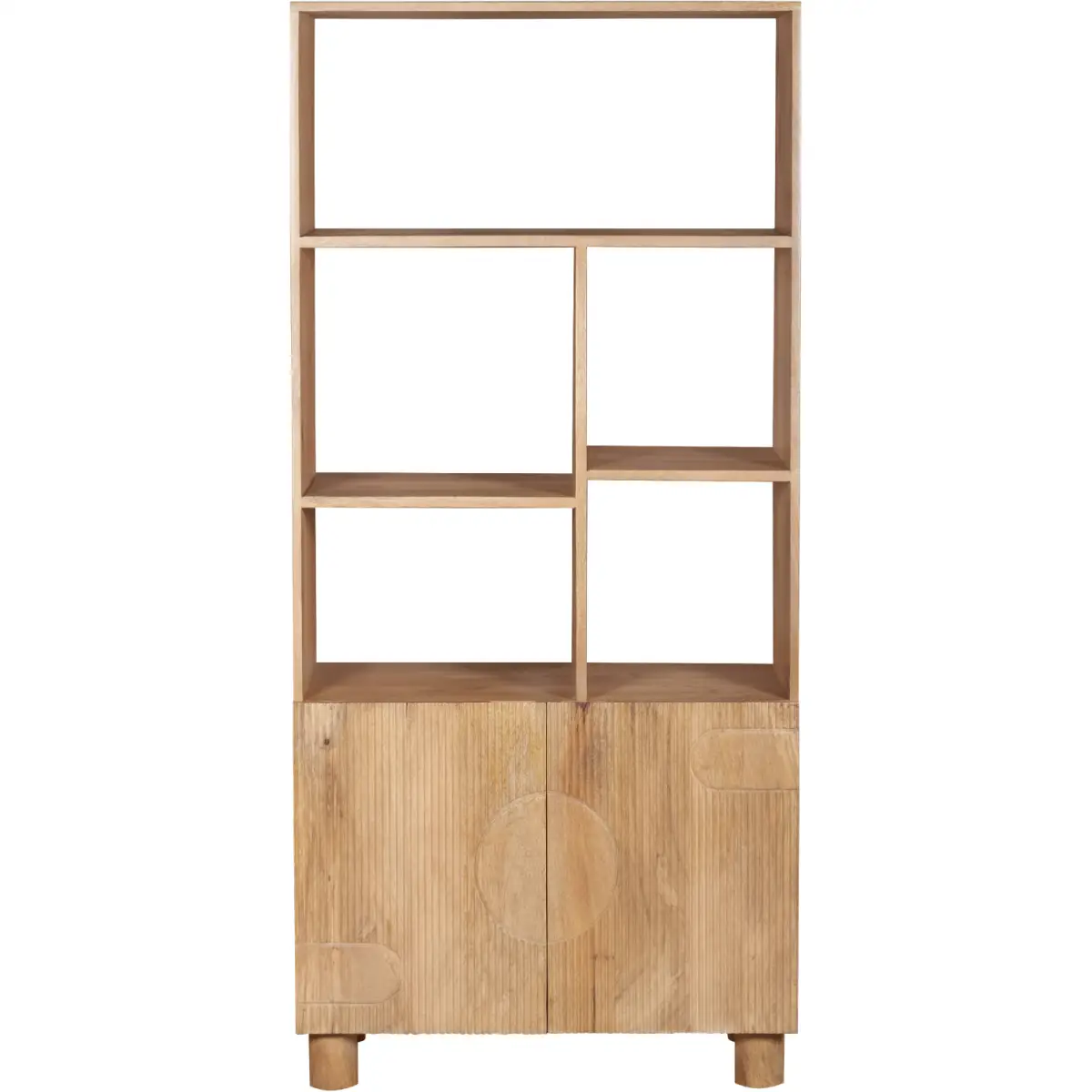 Indian Hub Austin Solid Wood Bookcase - Bookcase