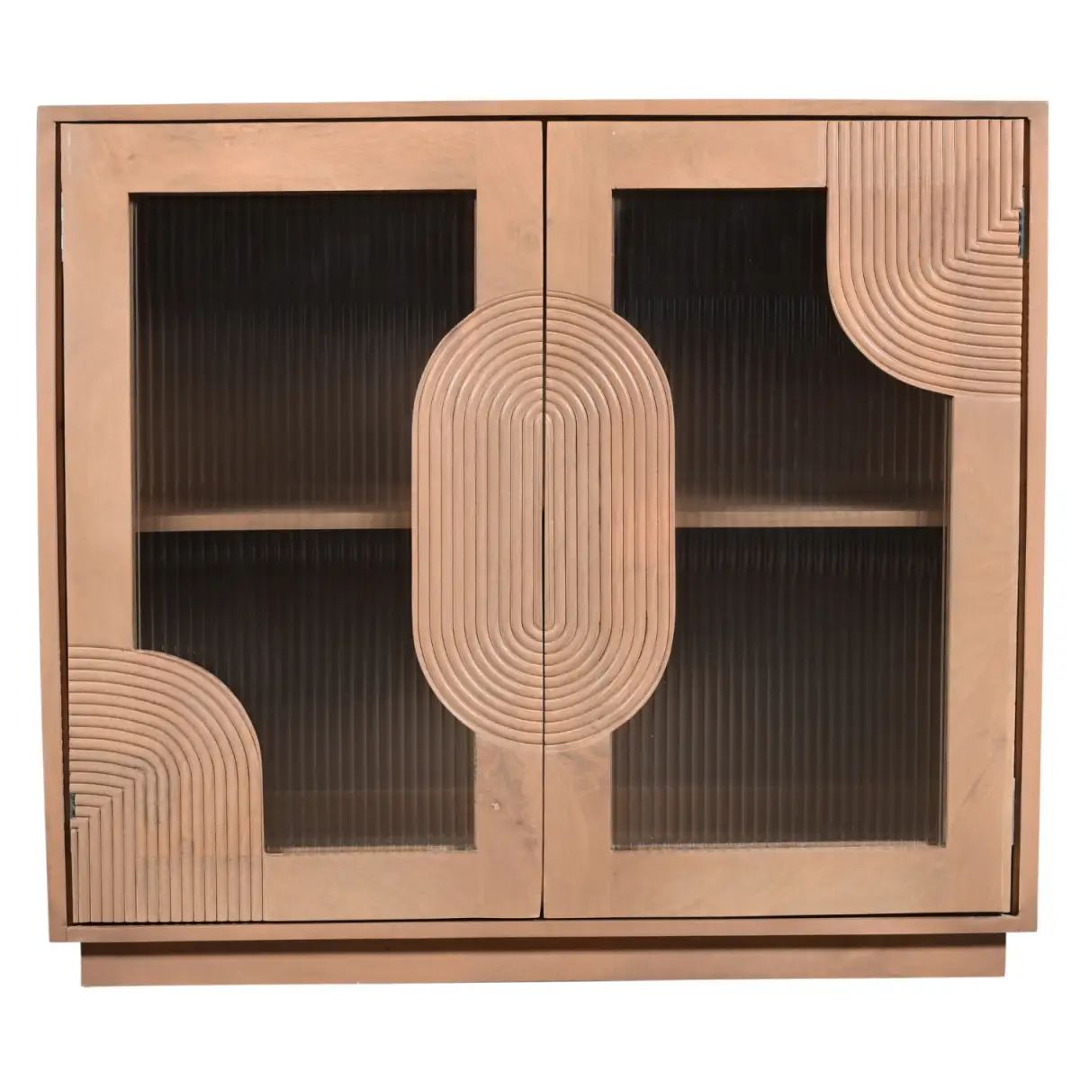 Indian Hub Indus Solid Wooden Small Sideboard - Sideboard