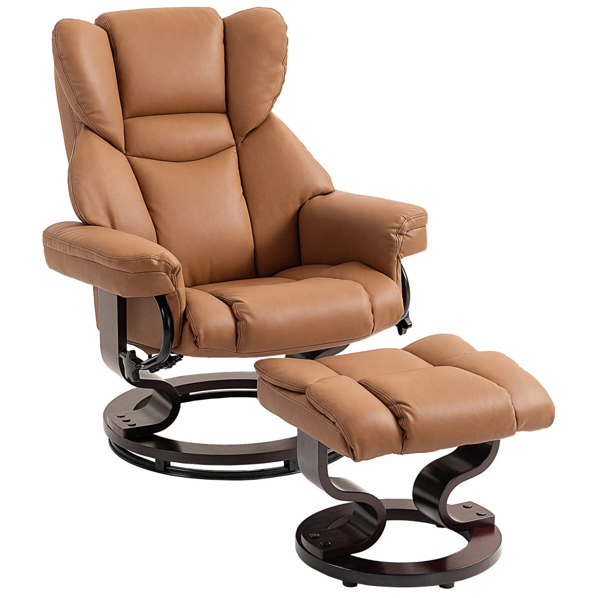 HOMCOM Leather Recliner Chair 145 Manual - Recliner