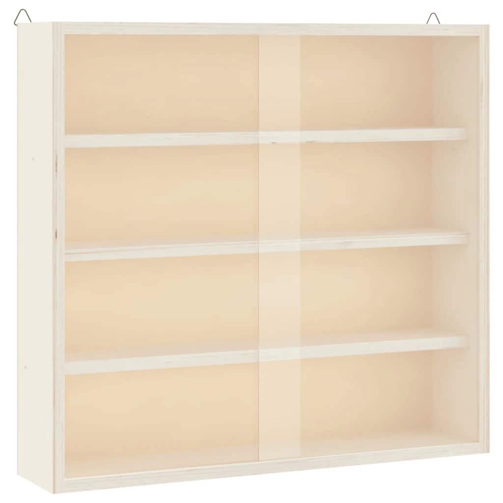 vidaXL vidaXL Wall Display Cabinet with Doors 40x8.5x37 cm - Display Cabinet