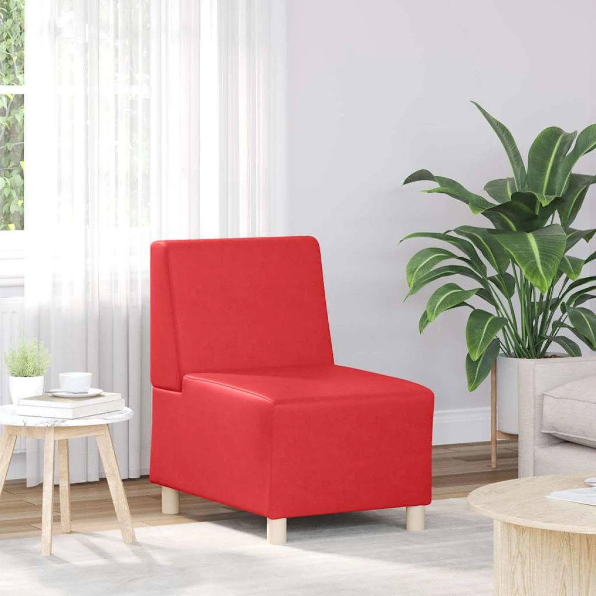 vidaXL VidaXL Modular Sofa 55x74x82cm Faux Leather Living Room - Sofa