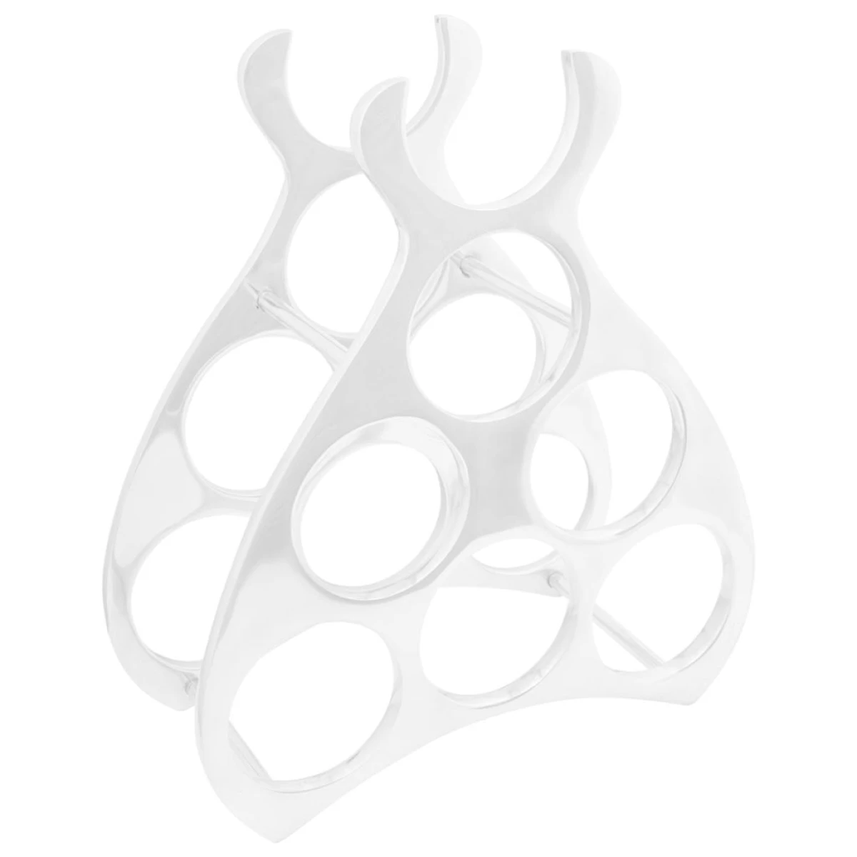 vidaXL vidaXL Wine Rack Silver 32 x 14 x 37.5 cm Aluminium - Wine Rack