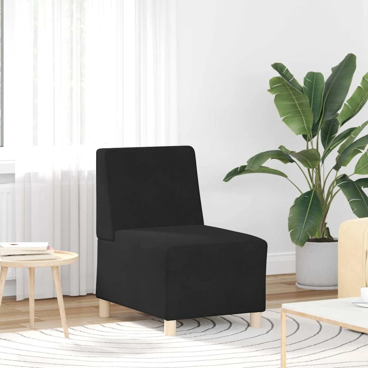 VidaXL Armless Modular Sofa 55 x 74 x 82 cm Velvet Home by vidaXL