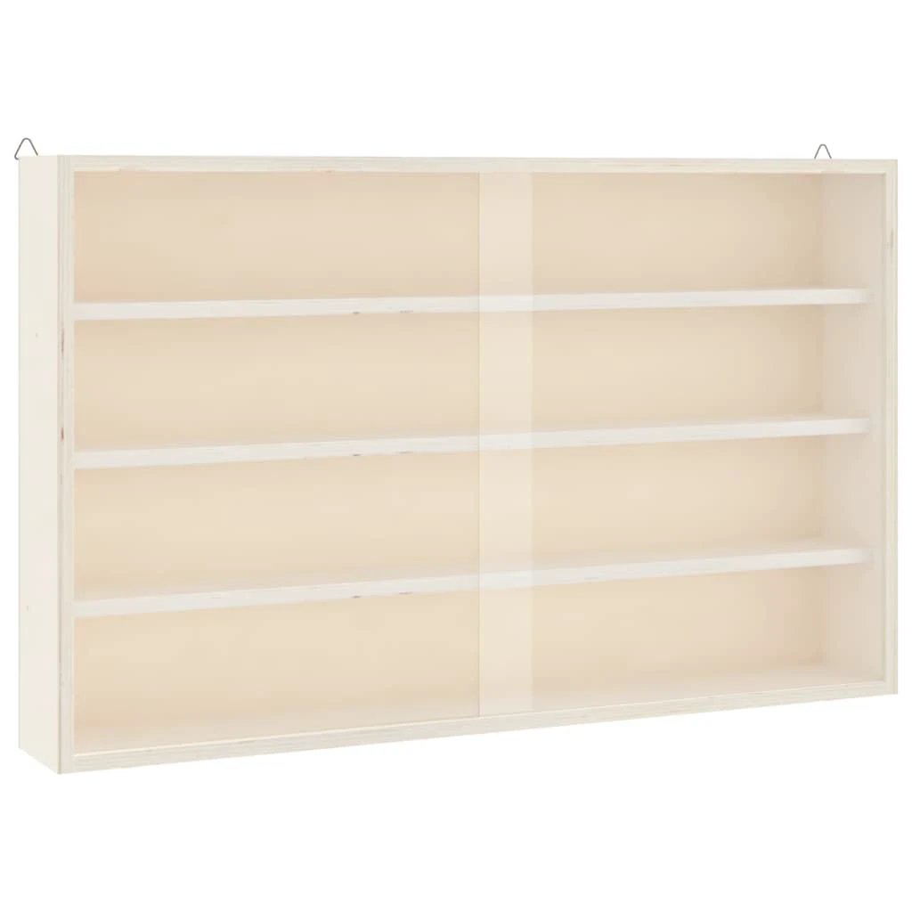 vidaXL vidaXL Wall Display Cabinet with Doors 40x8.5x37 cm - Display Cabinet