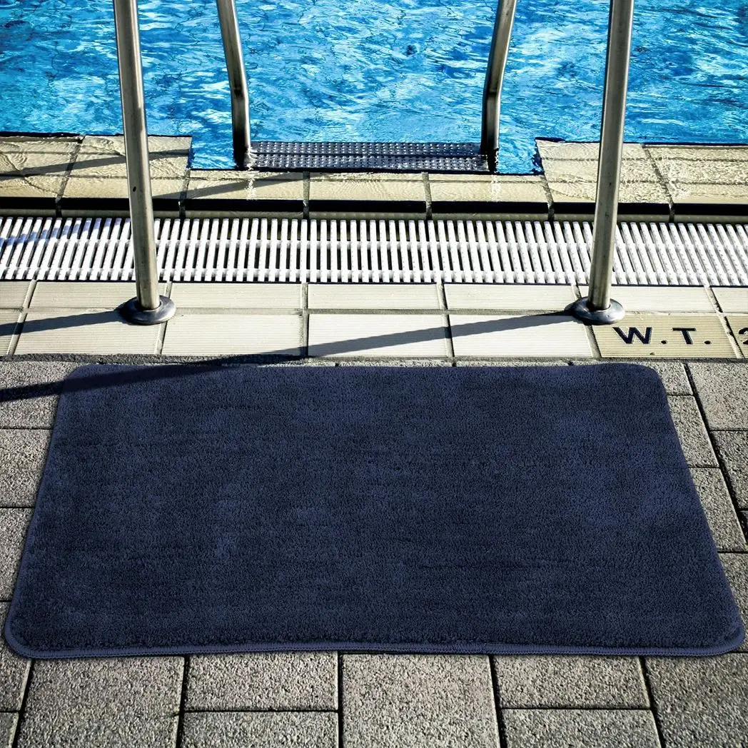 Vinsani VINSANI BATH MAT 60X90cm NAVY 1010168 - Rug