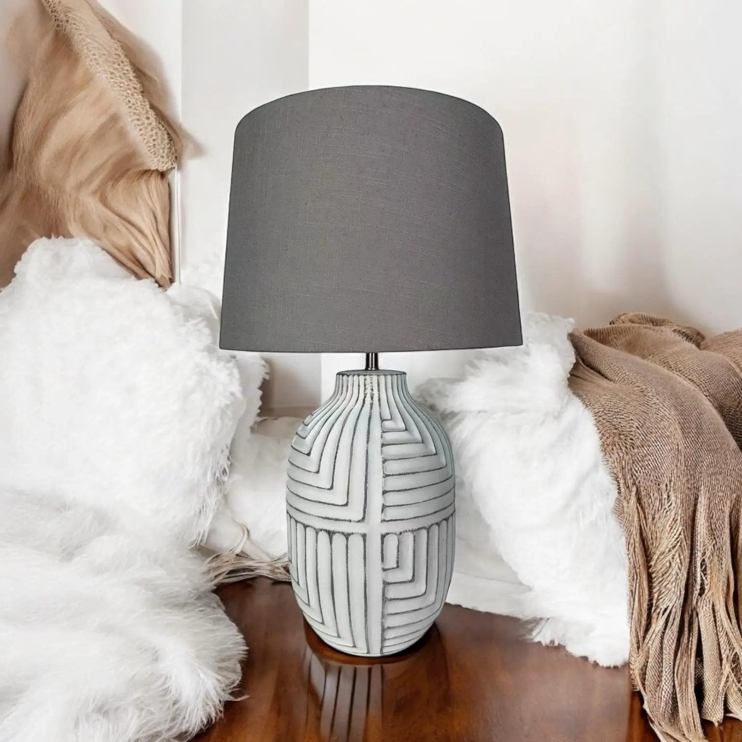 MSL 38CM LAMP AND SHADE - Lamp