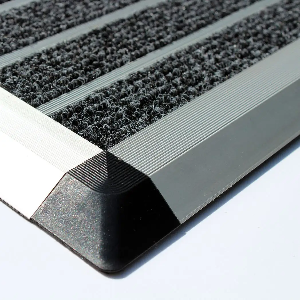 Floortex® Doortex® Alumat Indoor Entrance Mat, Grey - 40 x 60cm - Rug