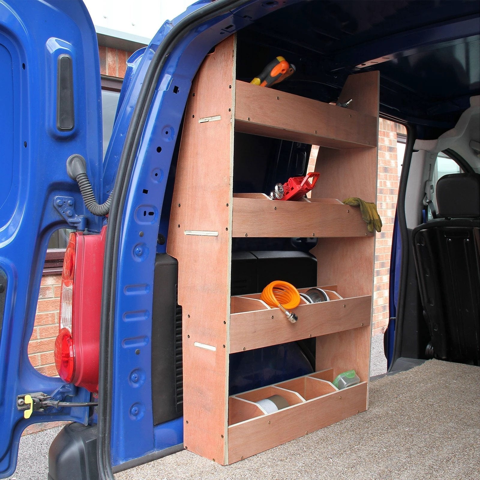 Monster Shop 11sqm Anthracite Van Lining, Glue & Citroen Berlingo Rack -
