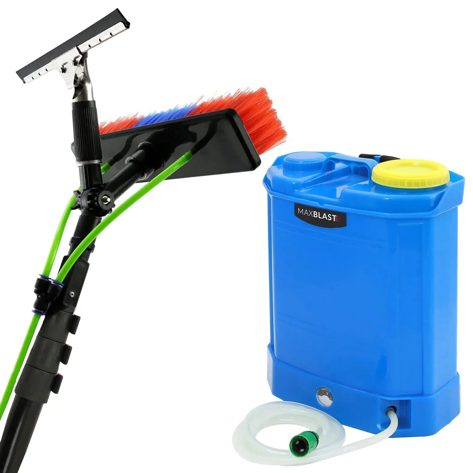 Monster Shop 16L Water Fed Backpack & 30ft Cleaning Pole -