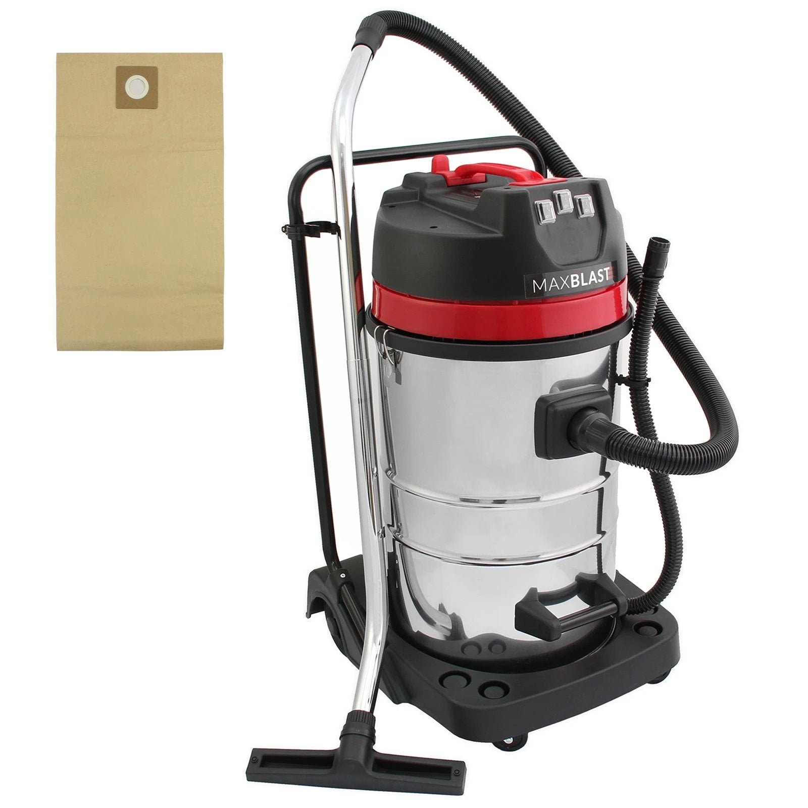 Monster Shop MAXBLAST 80L Vacuum Cleaner Dust Bags, 5 Pack -