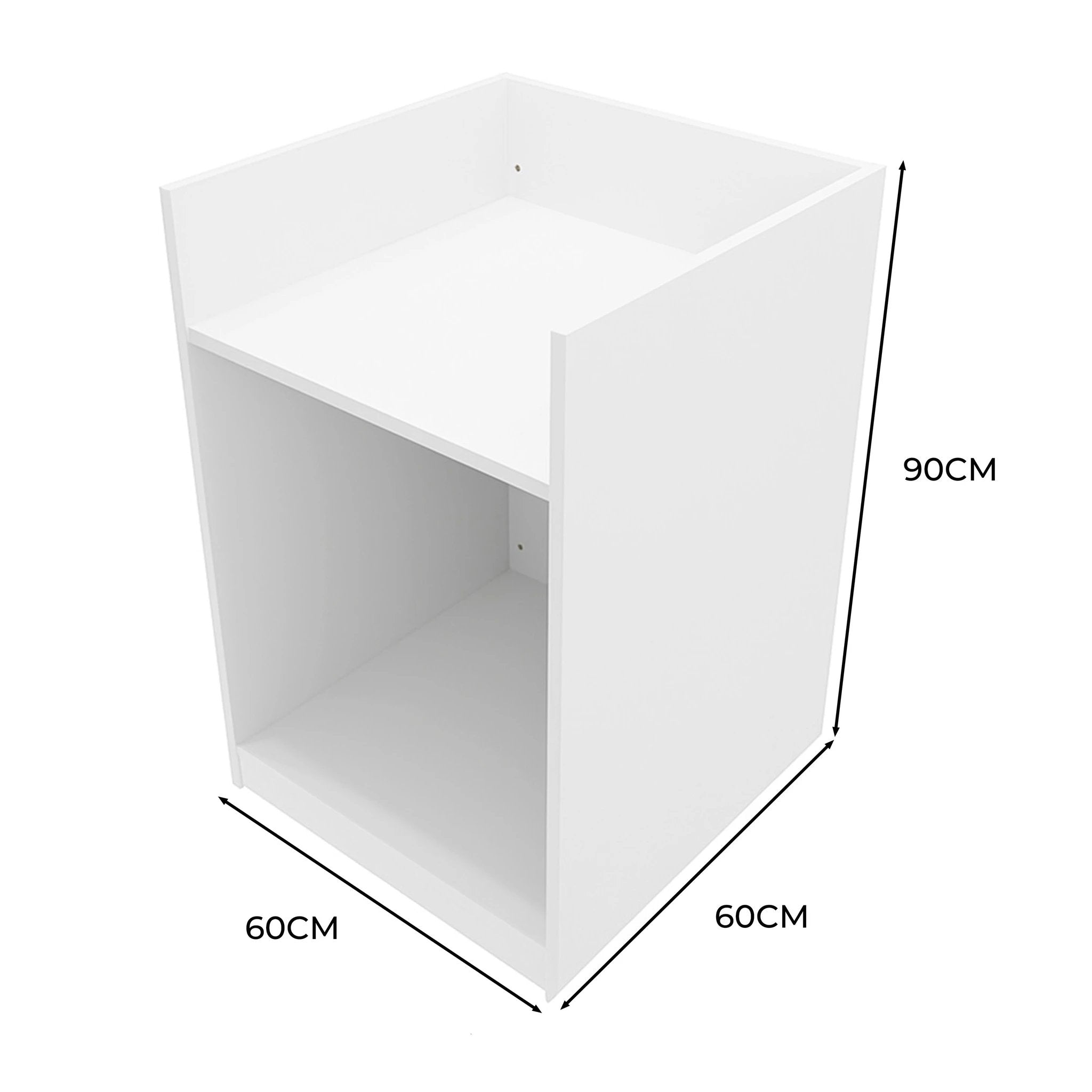 Monster Shop Shop Counter Till Block TB60 - White -