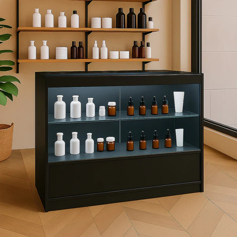 Monster Shop LED Retail Shop Counter C1200 - Black -