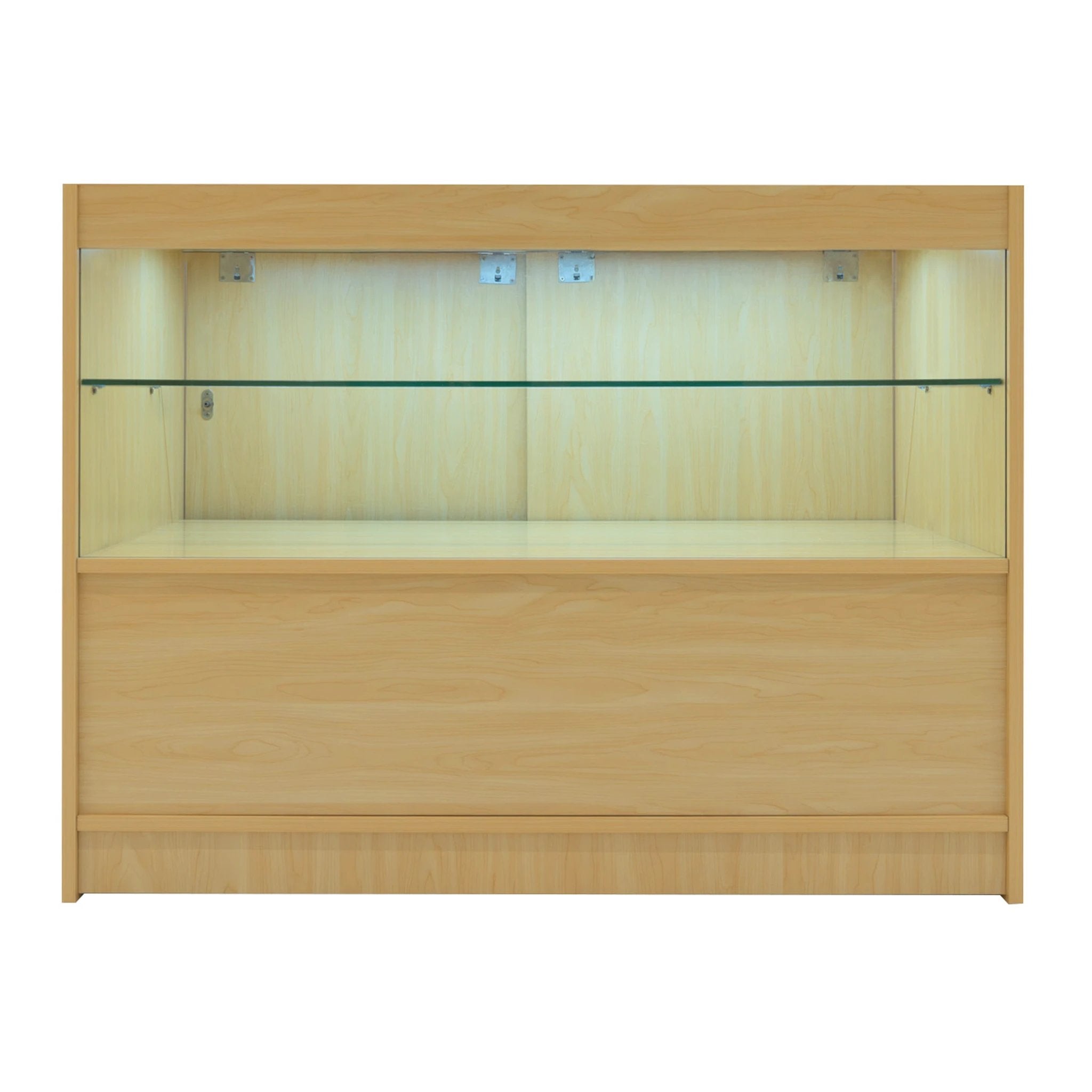 LED Retail Shop Counter C1200 - Maple by Monster Shop