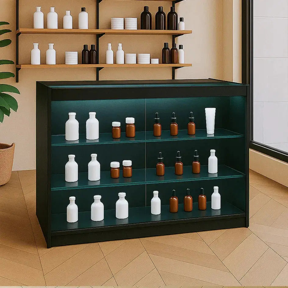 Monster Shop LED Retail Shop Counter K1200 - Black -