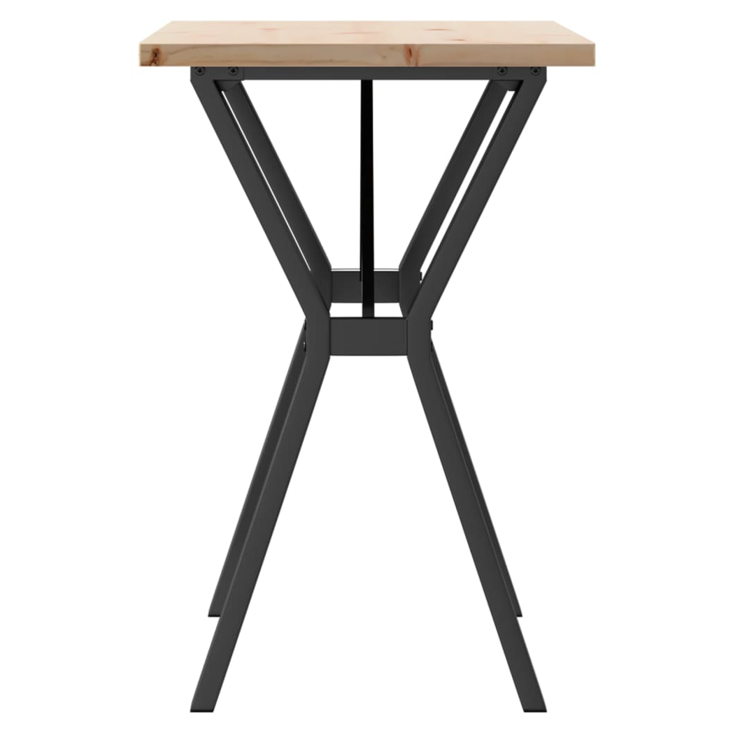 vidaXL vidaXL Dining Table 80x50x75.5 Pine Iron Family - Dining Table