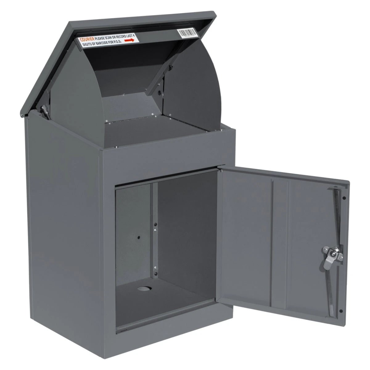 Monster Shop Grey Anti-Theft Parcel Post Box -